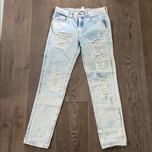 Forever 21 distressed jeans